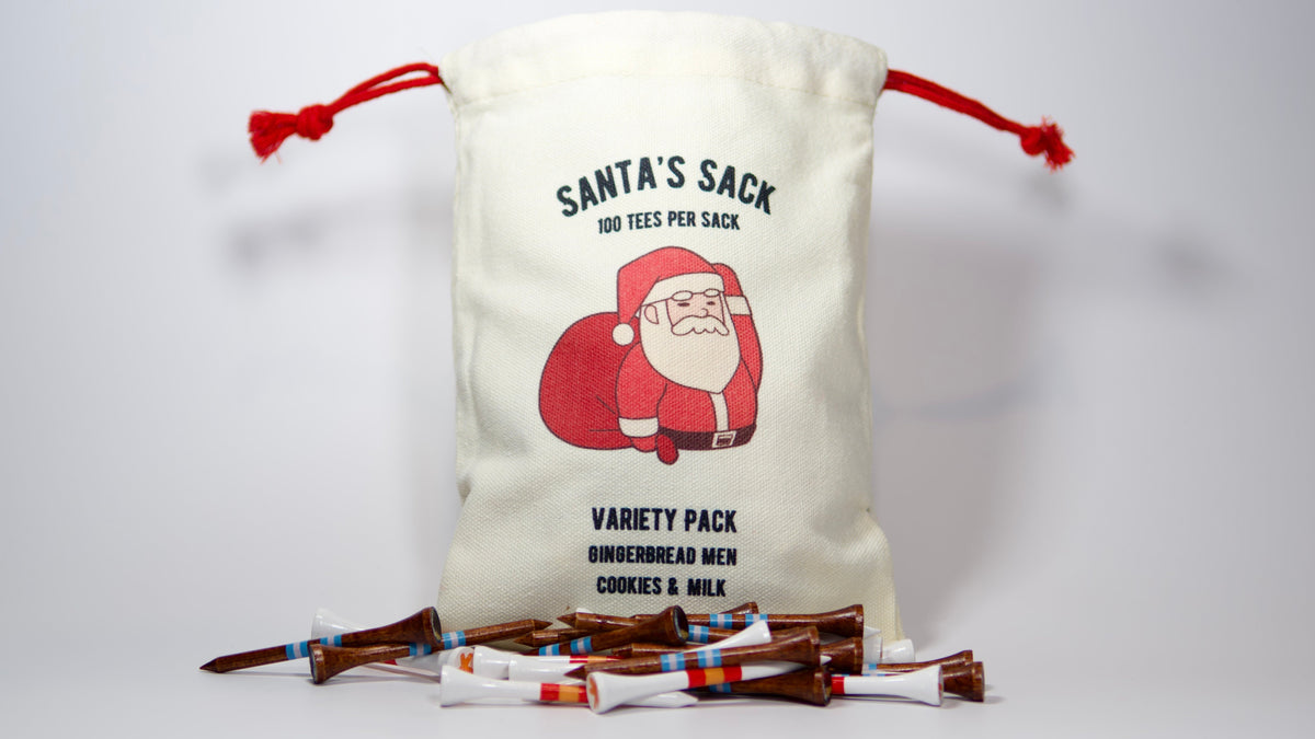 "Santa's Sack" Golf Tees