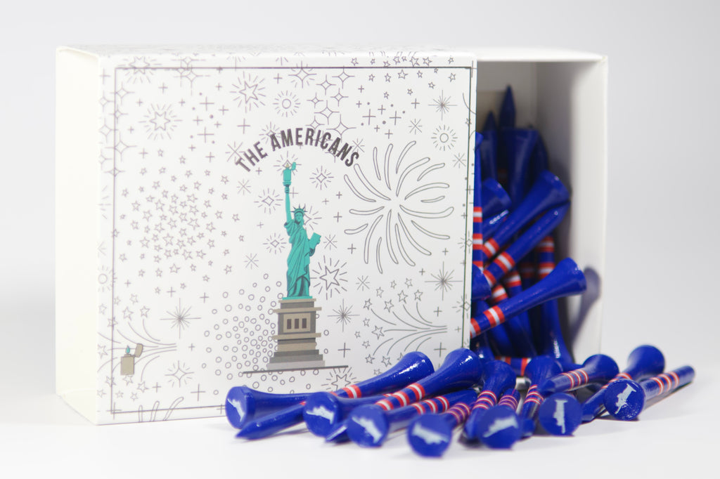 "The Americans" Golf Tees