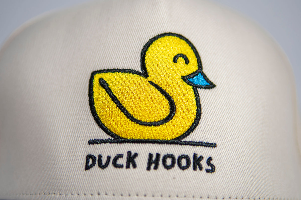 "Duck Hooks" Hat, Front Panel Embroidery